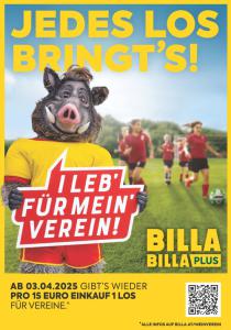 Billa Vereinsaktion "I leb für mein Verein"